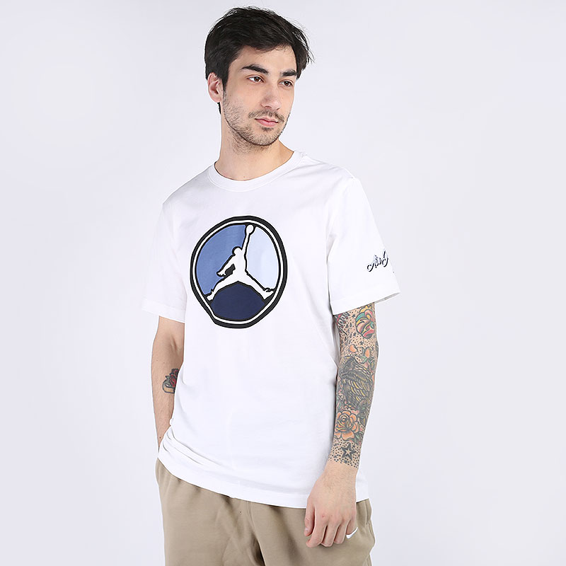 мужская белая футболка Jordan Jordan Remastered CD5626-100 - цена, описание, фото 1